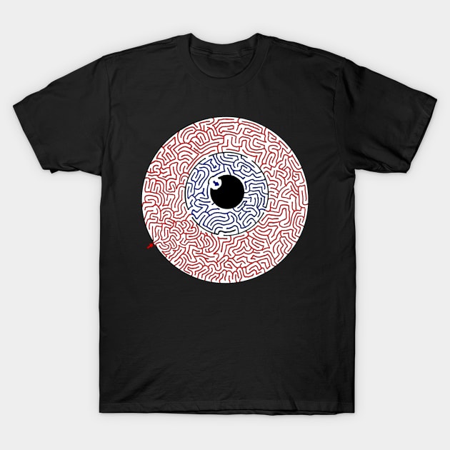 EYEBALL Maze T-Shirt by AiXeLsyD13